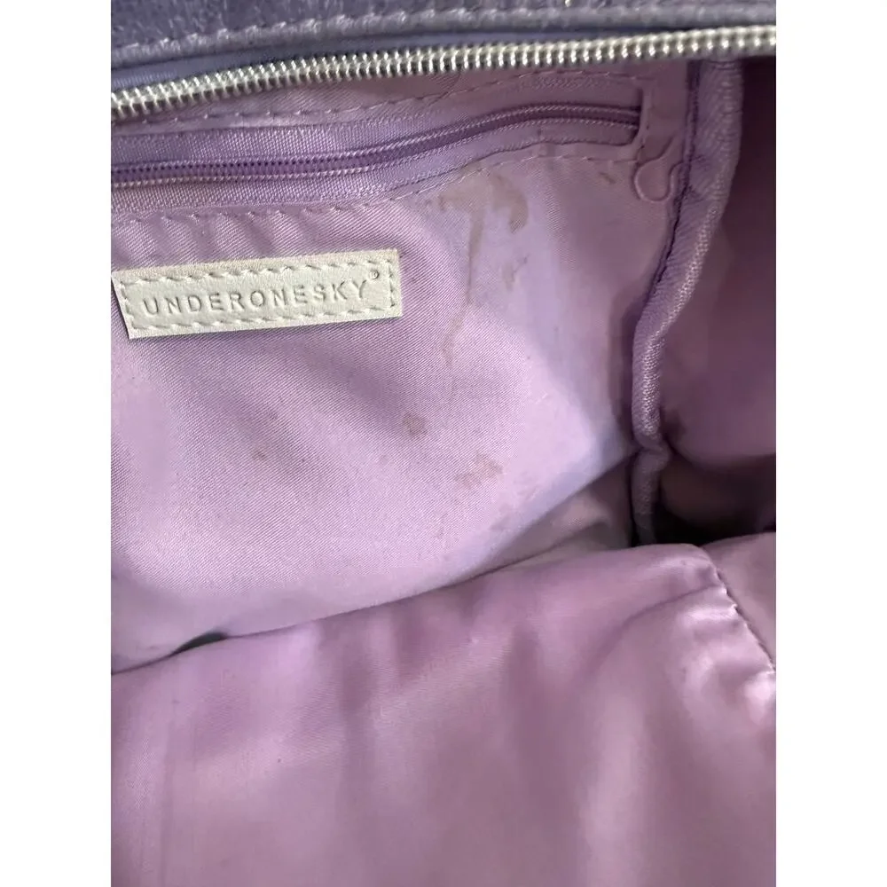 Unicorn Mini Backpack Purple Iridescent Under One Sky Kawaii Fairycore Pom Charm